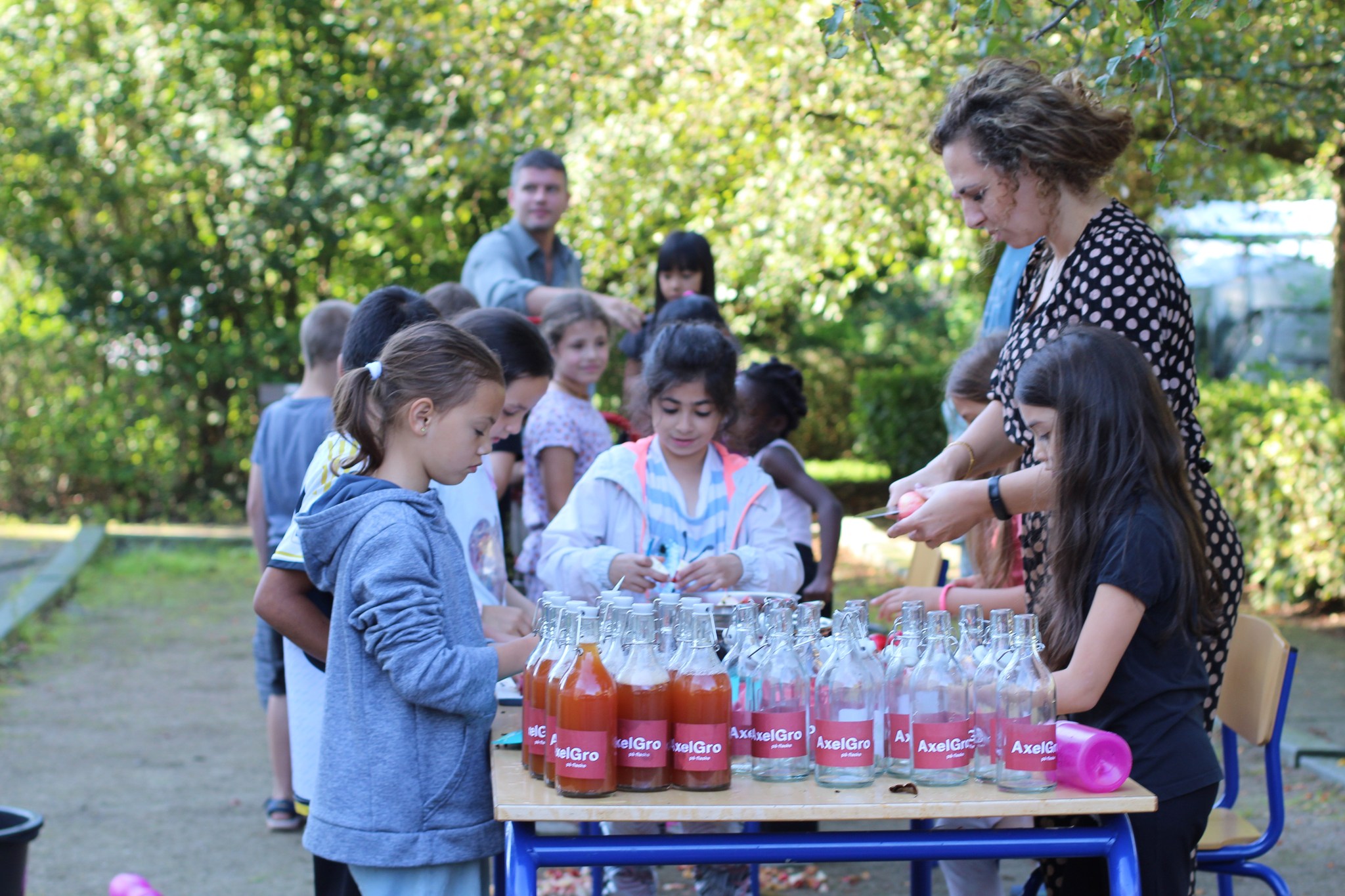 dyrkningsfællesskab i axelborg som omdrejningspunkt for udviklingen af området. Foto: botrivsel