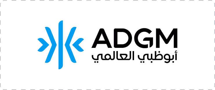 Klipsch logo with stylized blue symbols and black text on a black background.
