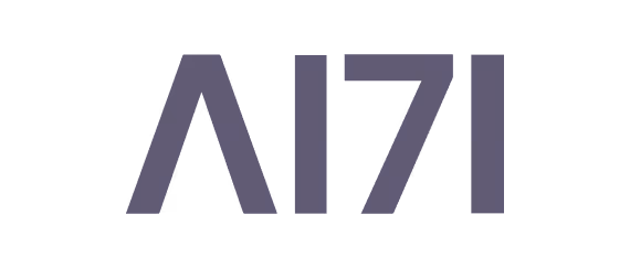 AI71 company logo in bold uppercase letters.