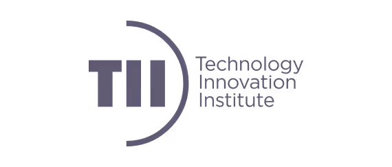Technology Innovation Institute logo with TII letters and curved line.