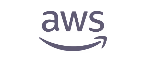AWS logo with curved arrow resembling a smile underneath text.