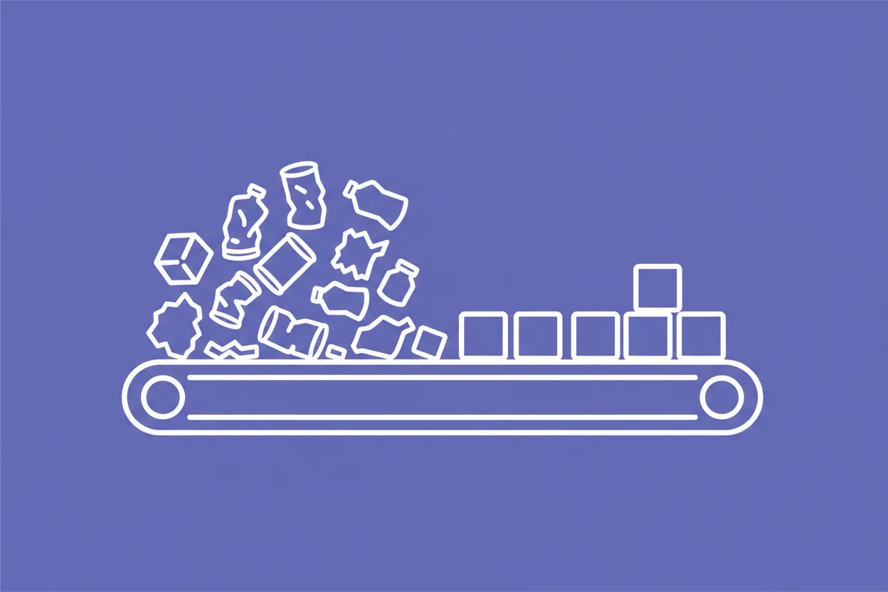 What is recycling efficiency?