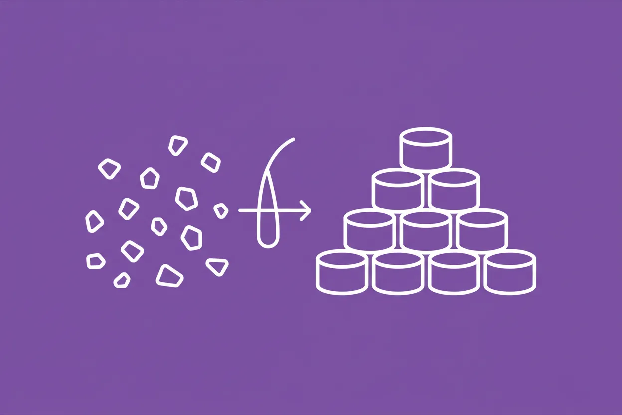 What is pelletisation?