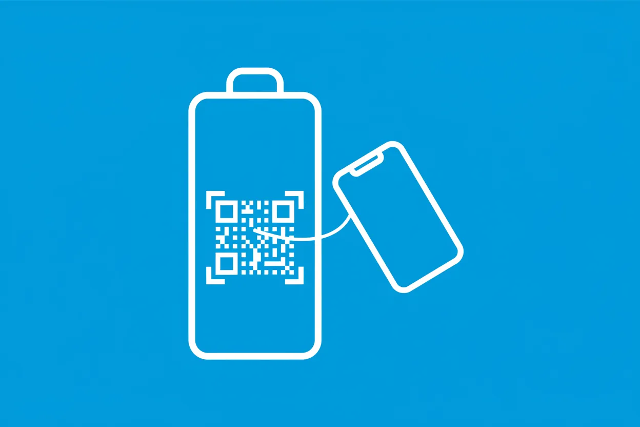 What is a battery QR code?