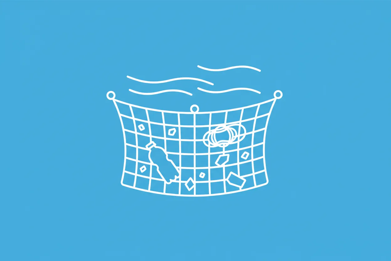 What is passively fished waste?