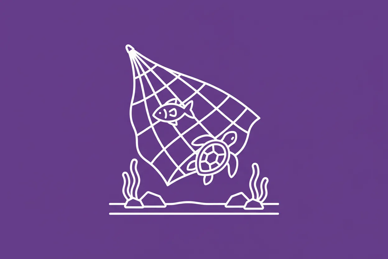 What is derelict fishing gear?