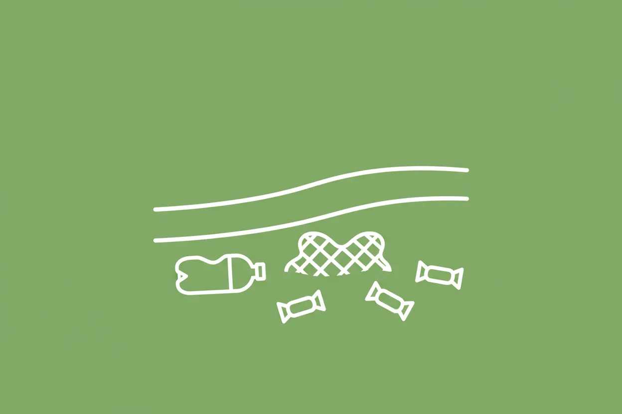 What is beach litter?