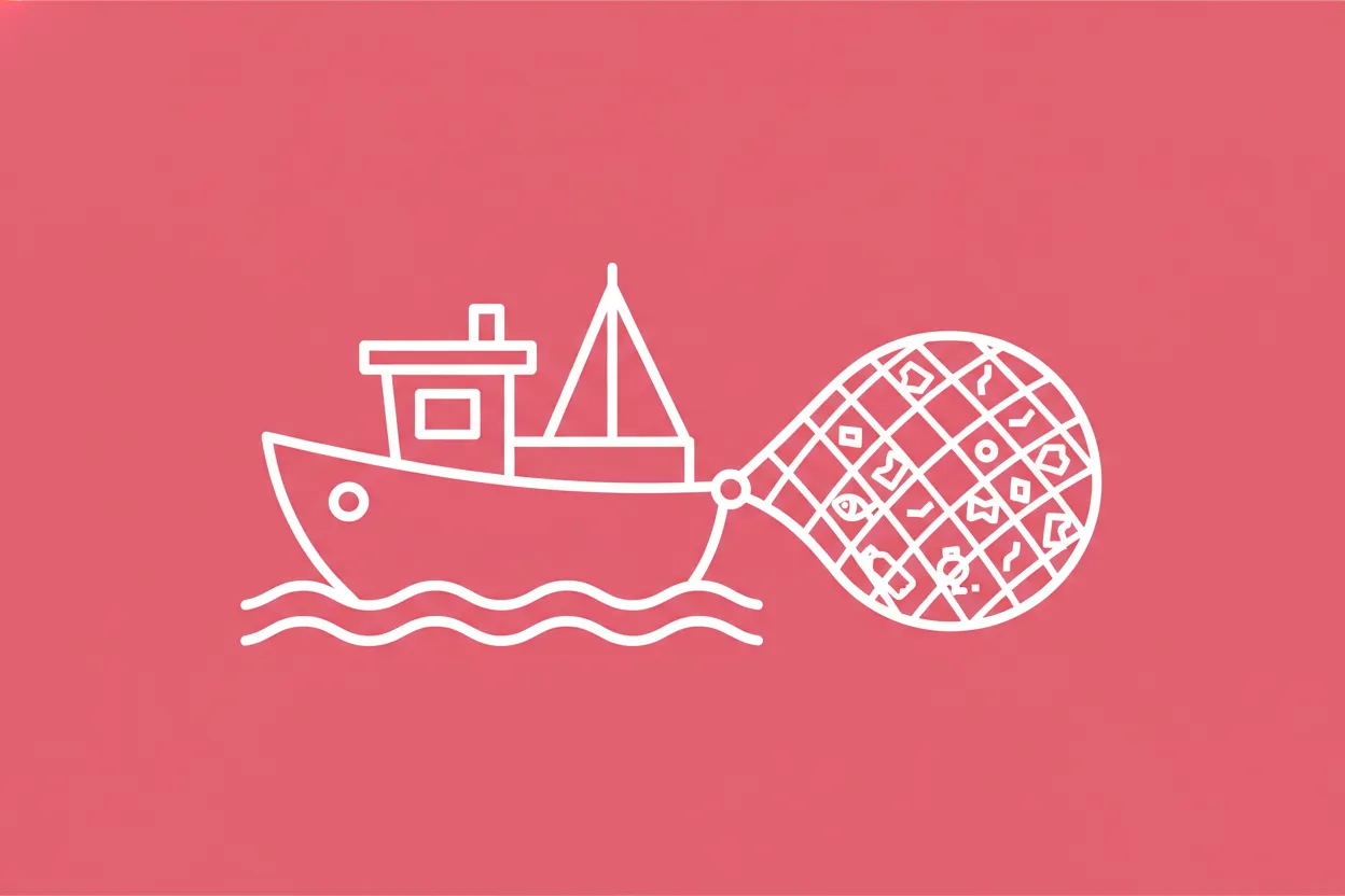 What is fishing for litter?