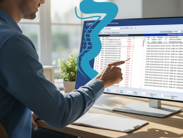 Conciliação bancária automática integrada ao módulo financeiro do CRTI ERP