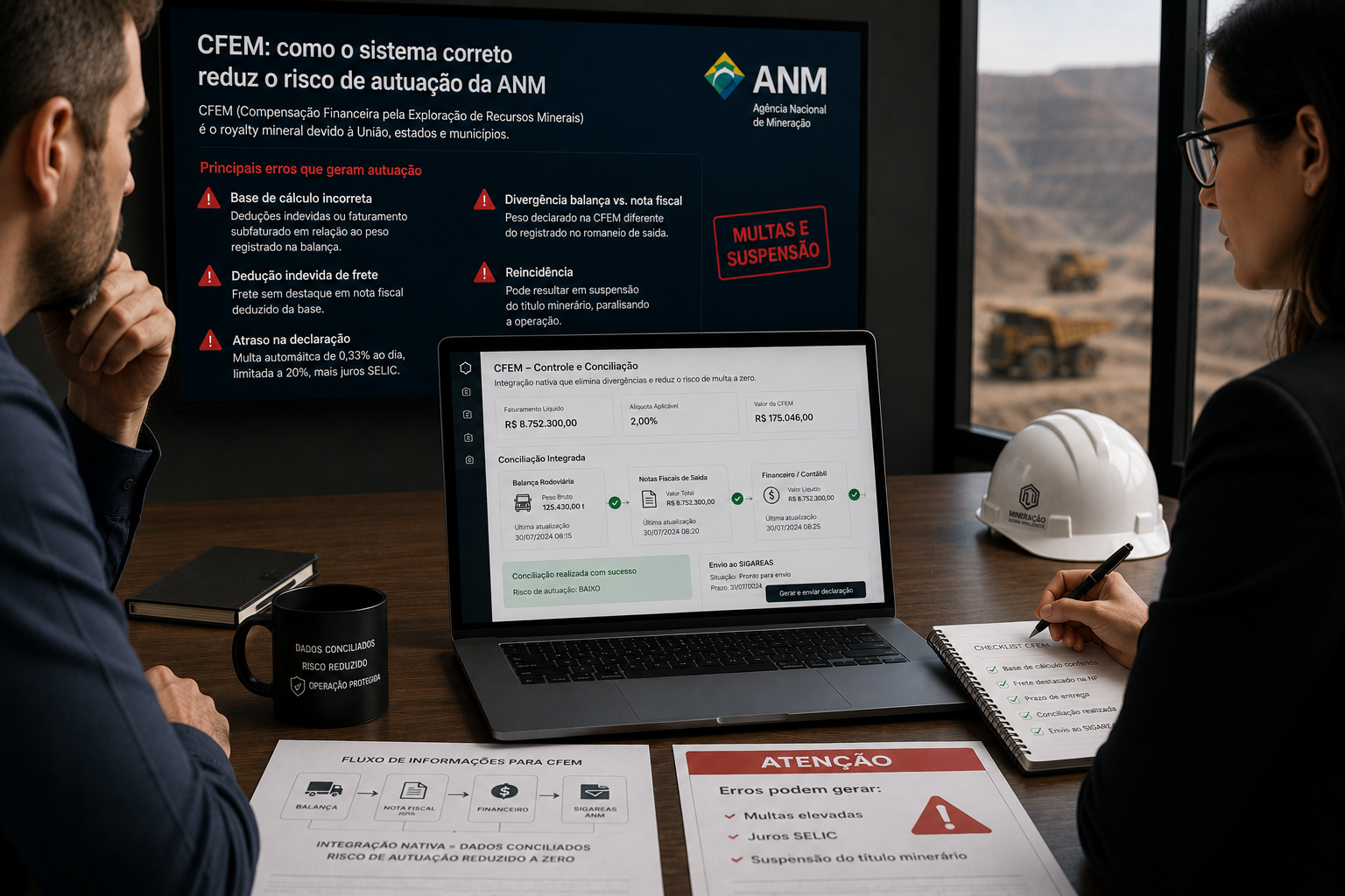 CFEM: como o sistema correto reduz o risco de autuação da ANM