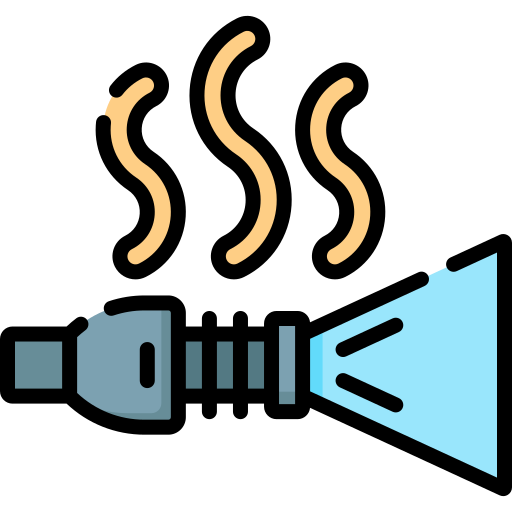 Hot water shower icon