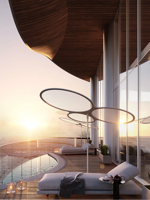 Modern balcony