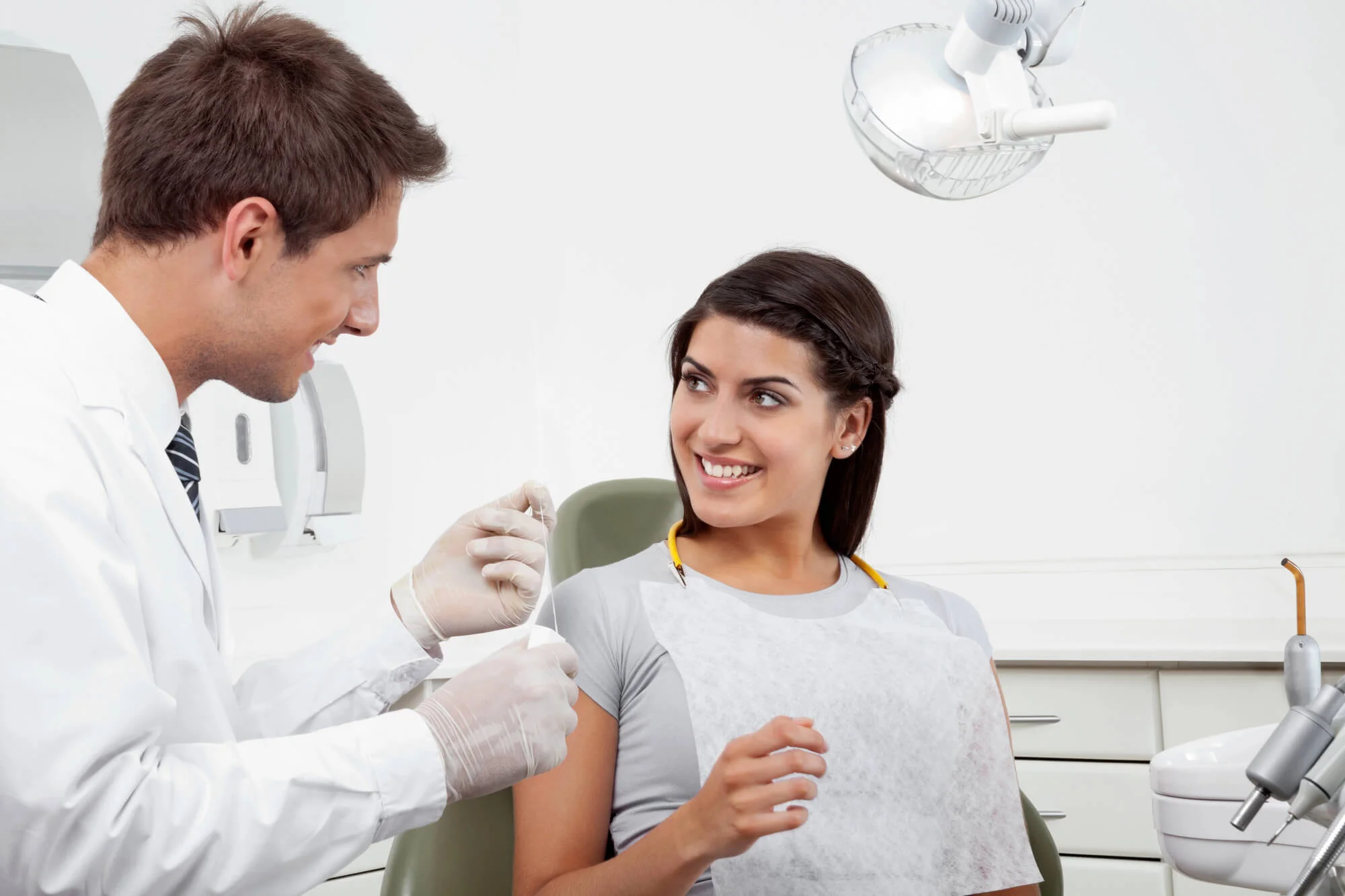 Upper West Side dentist and smiling patient.