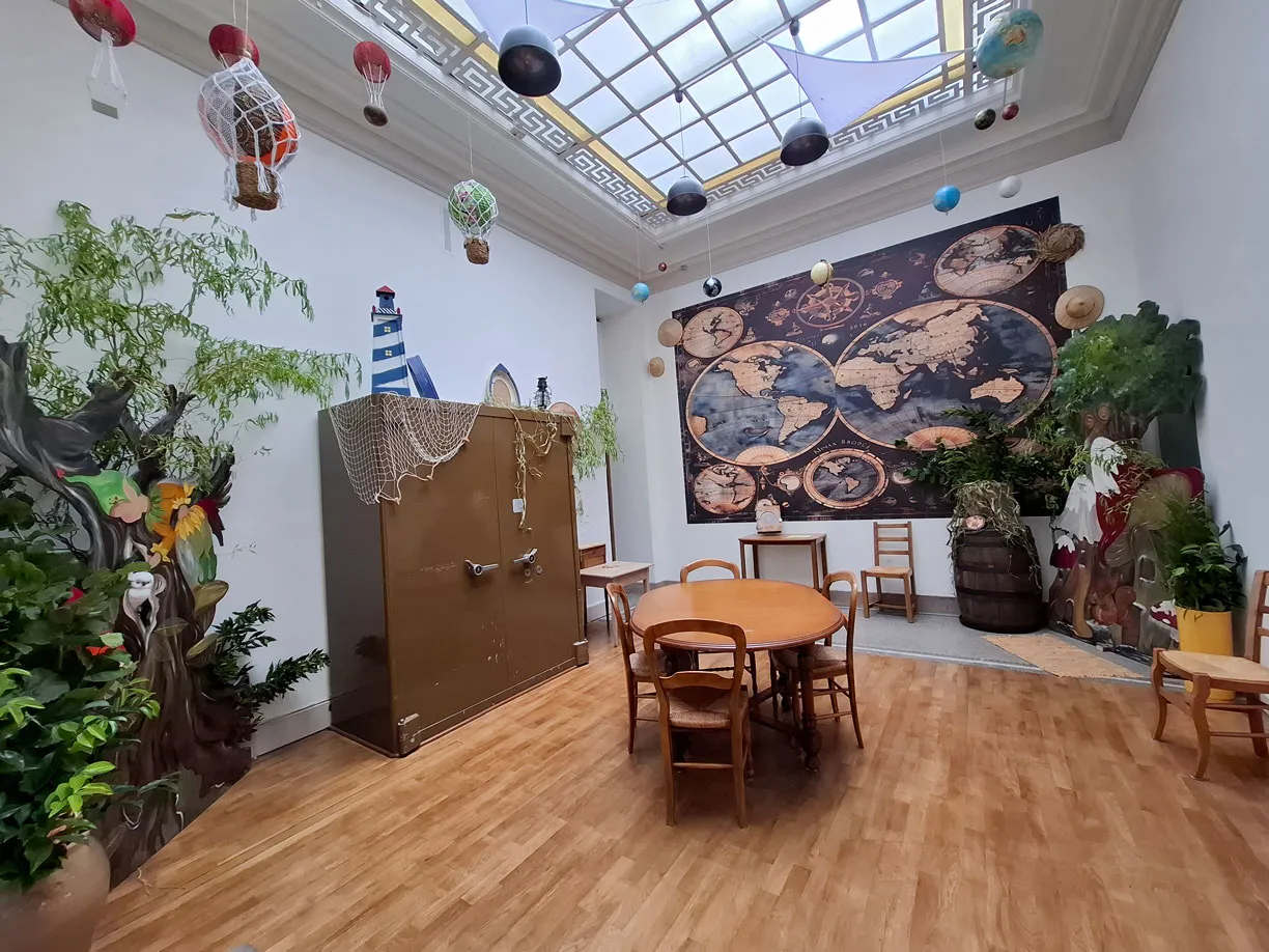 La salle dédiée au jeu "Pacifix" de Histogame.