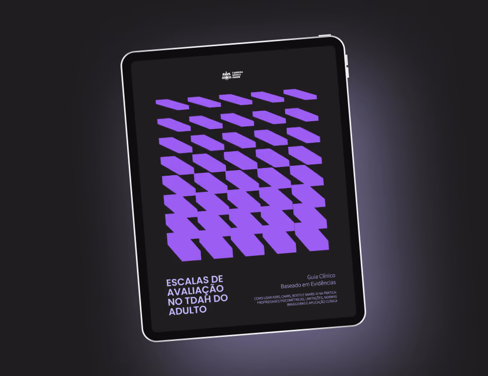 Capa do e-book sobre TDAH em adultos.