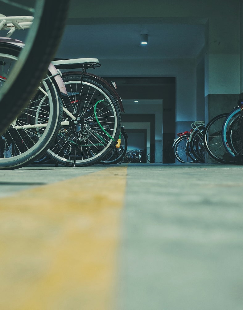 Duurzame fietsparkeeroplossing in de stad