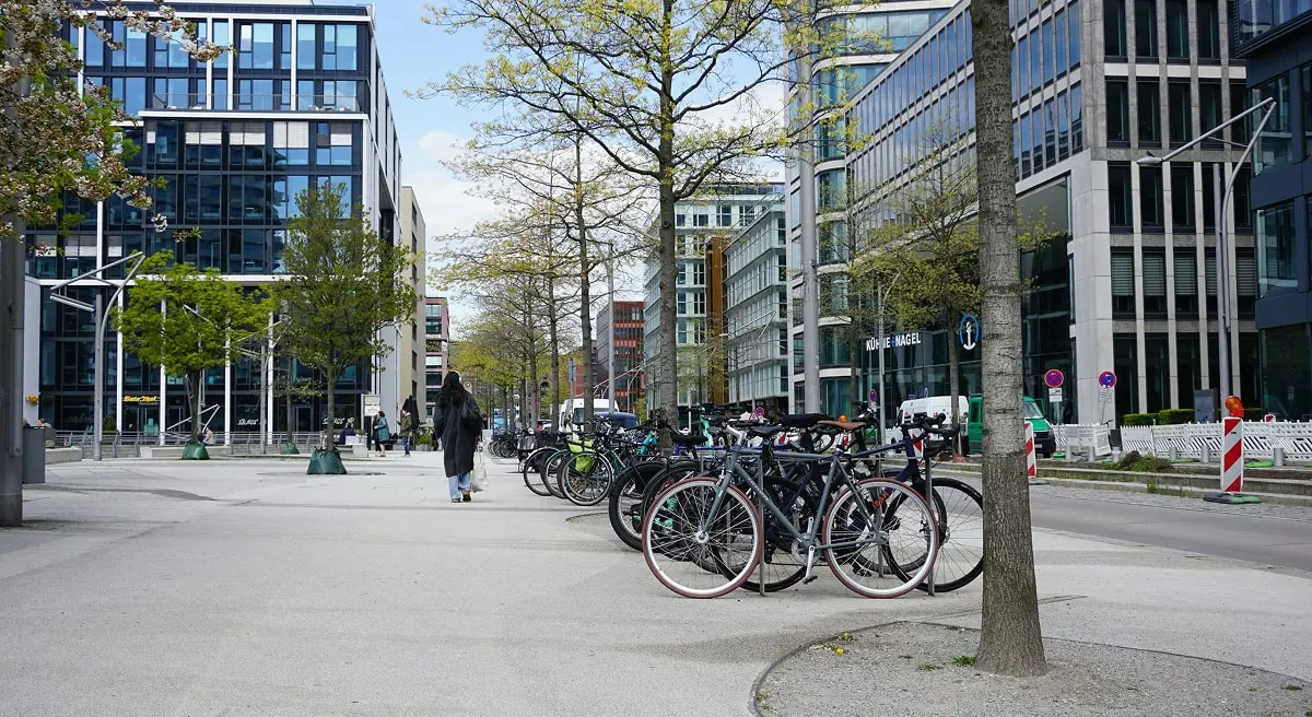 Fiets parkeeroplossingen in de stad