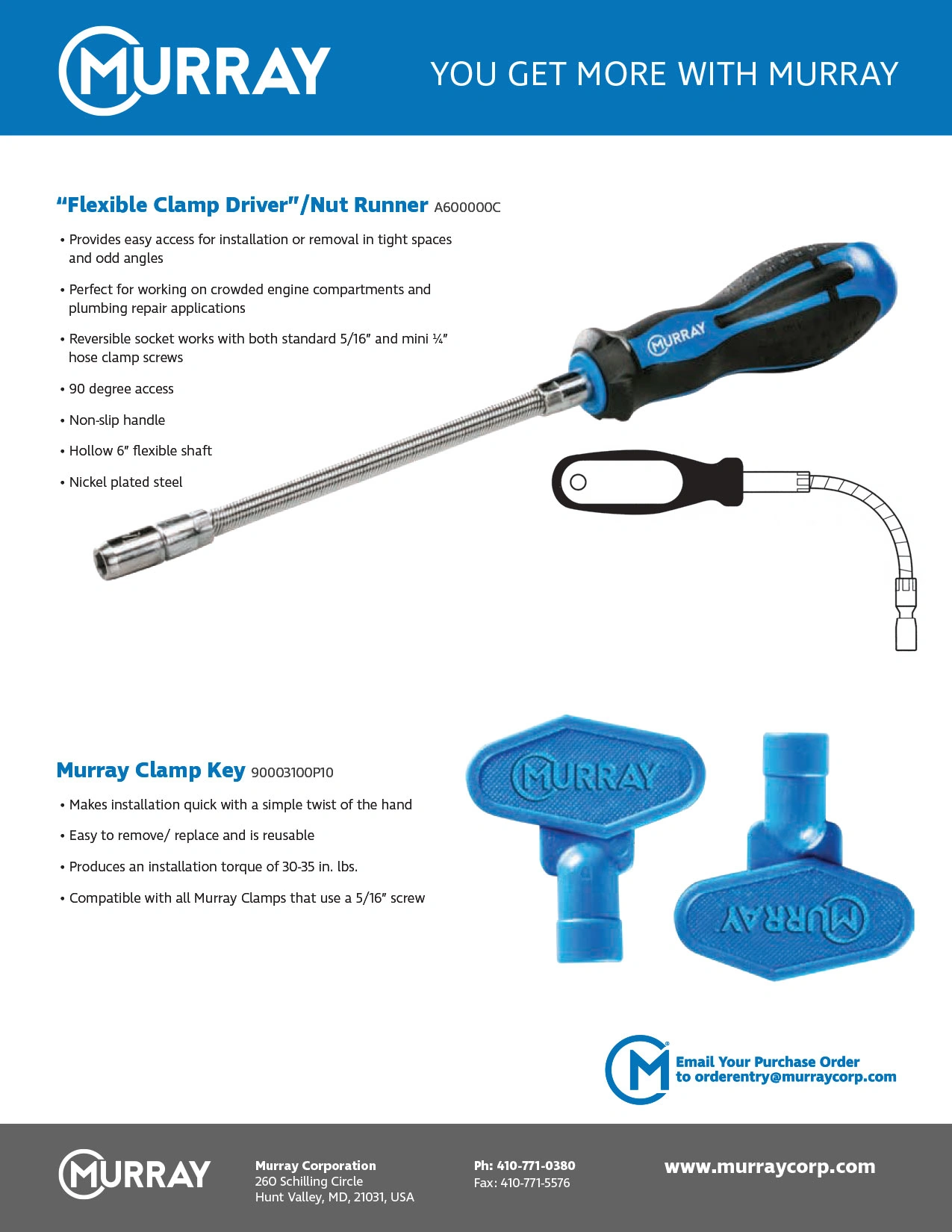 Flexible Nut & Hose Clamp Drivers