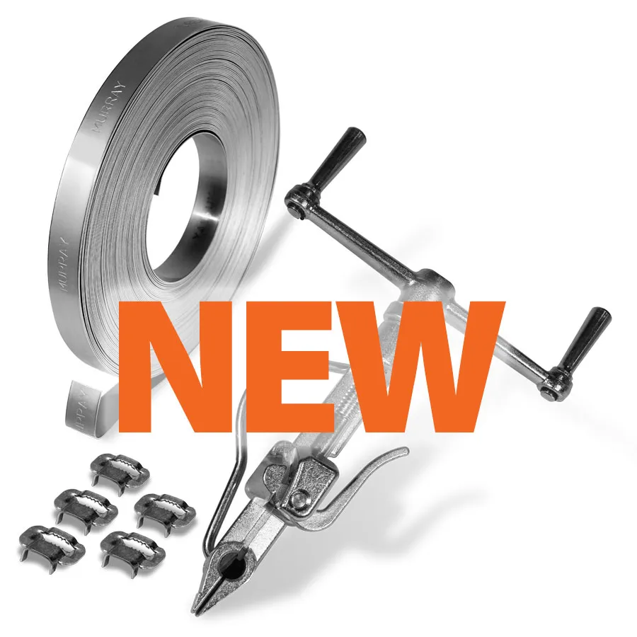 Strap-Tight Band and Buckle Strapping System