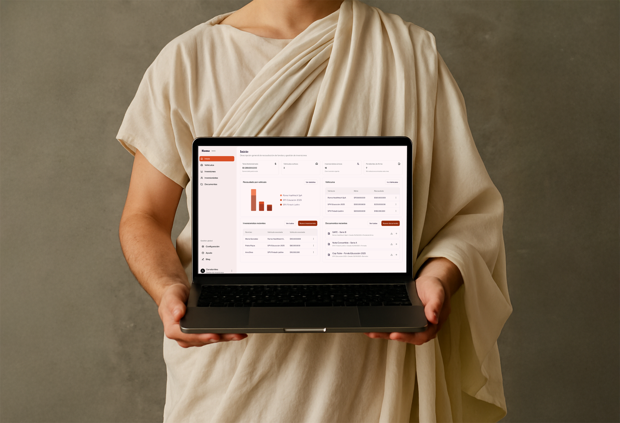 [interface] image of legal software interface showcasing features (for a legal tech)
