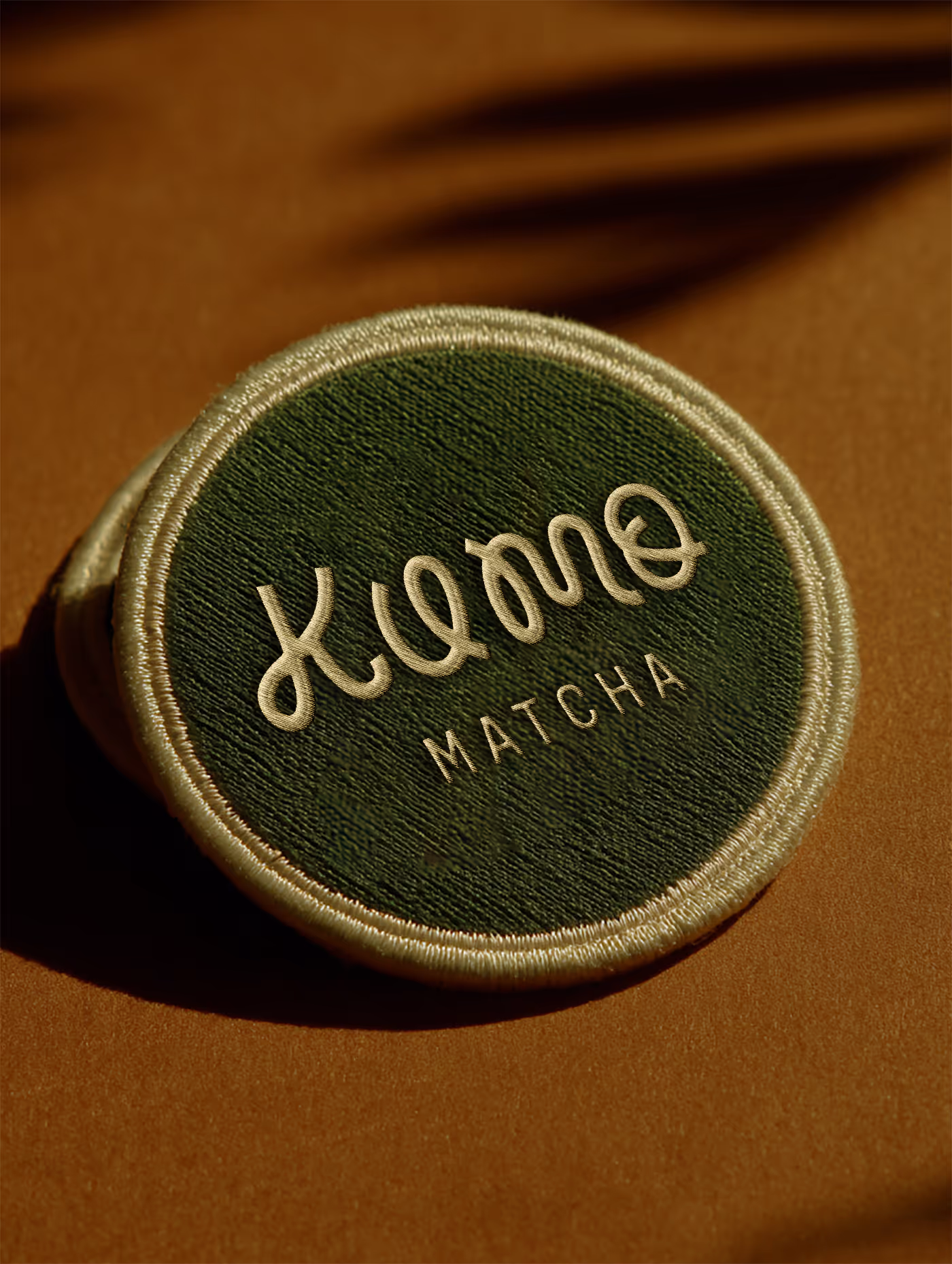 Mockup of a Matcha Patch.