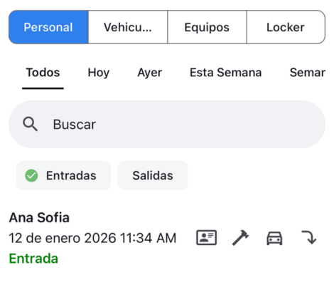 control acceso contratista