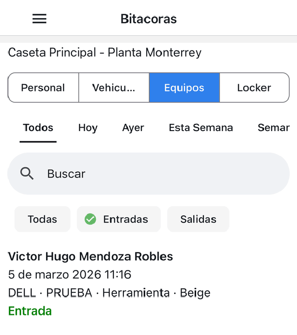 software para bitácoras de seguridad