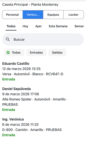 control de acceso vehicular
