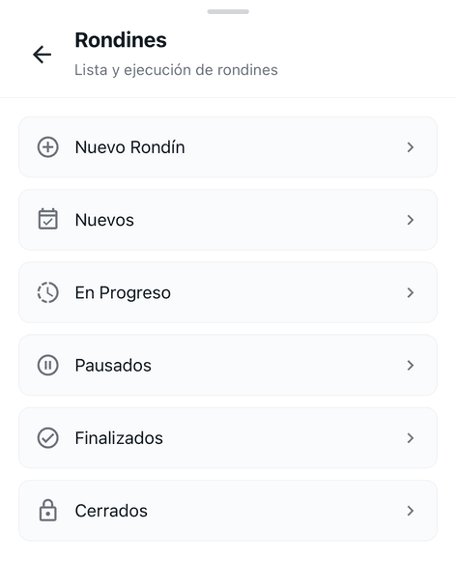 control de rondas de seguridad