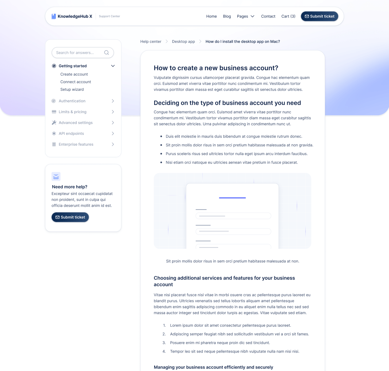 KnowledgeHub X - Help Center Single V2 Page - Help Center Webflow Template