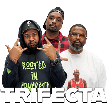 Moufpece Da Rippa and StateGang Vince pose as Trifecta for the thumbnail of The Punch In Showcase