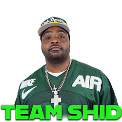 Team Shid, aka Darreon, the owner of Clean, poses for his Rack Report podcast thumbnail picture