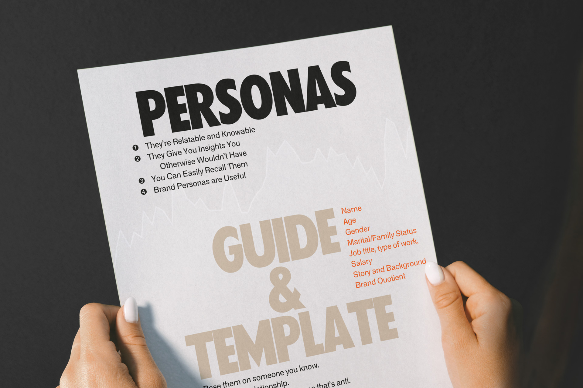 Personas Guide and Template by Overmatter