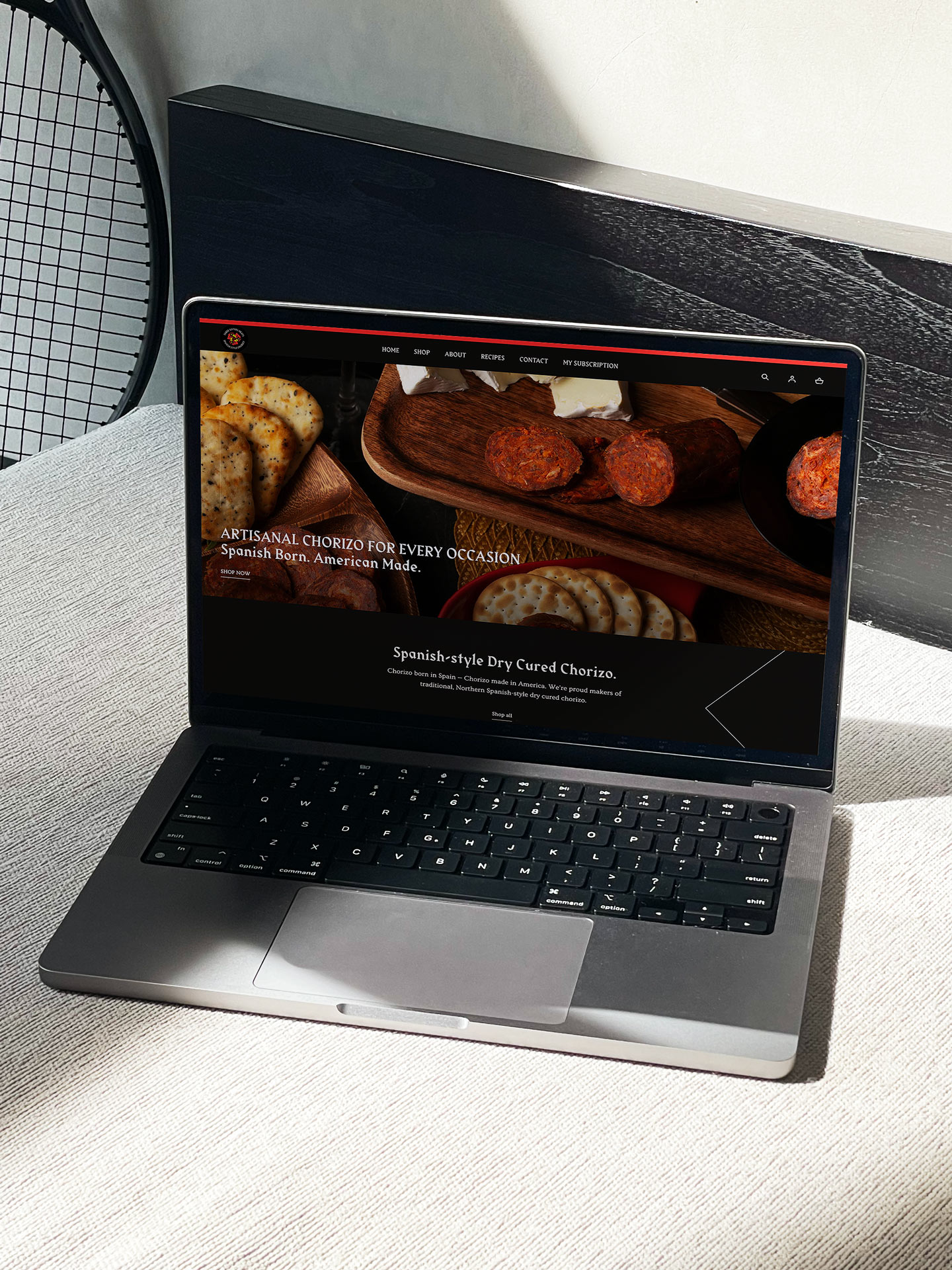 Mockup of Three sisters meats website
