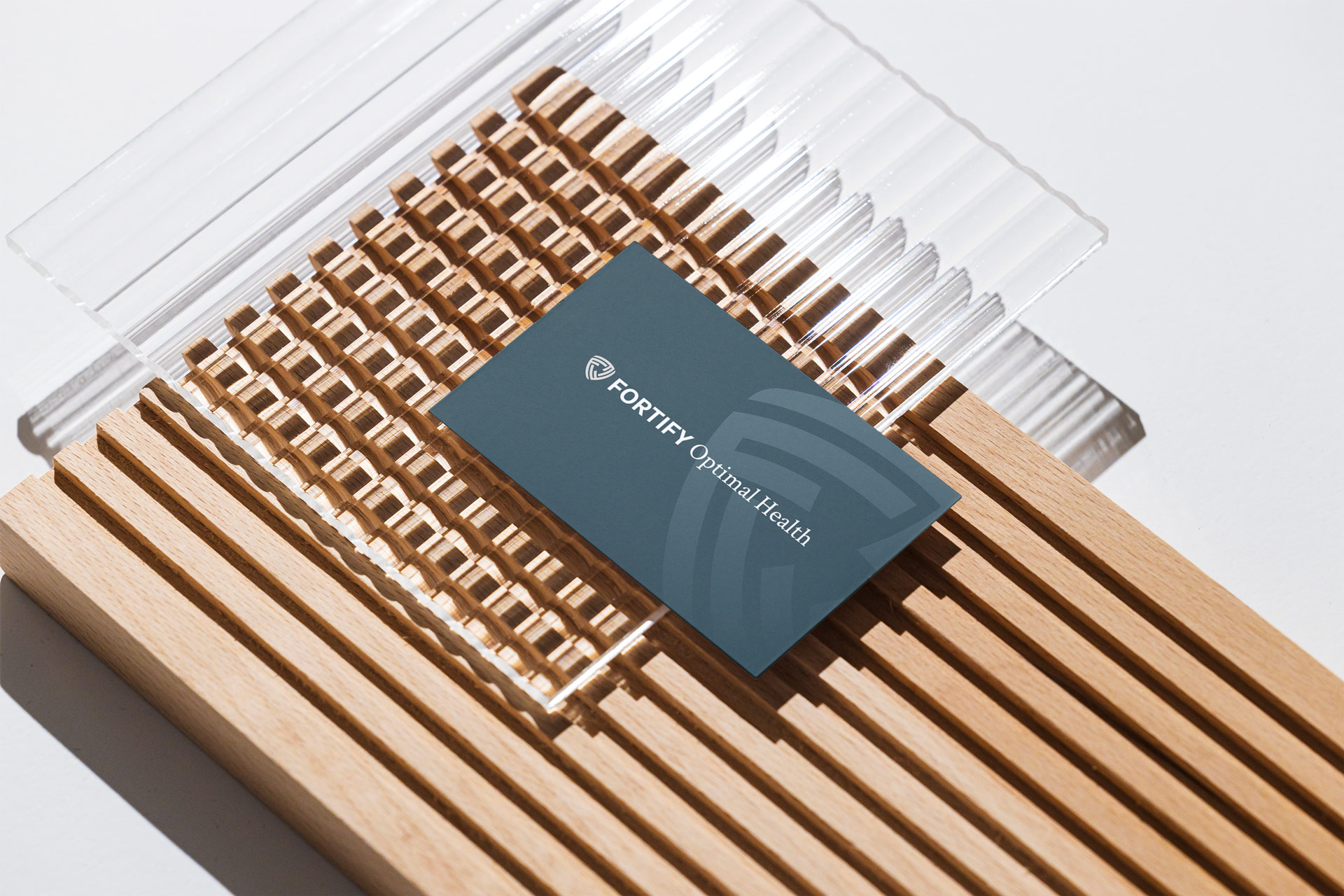 Fortify Optimal Health business card design