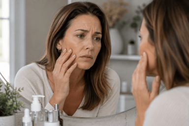 Woman receiving dermal filler treatment for facial volume loss in Scottsdale, Arizona