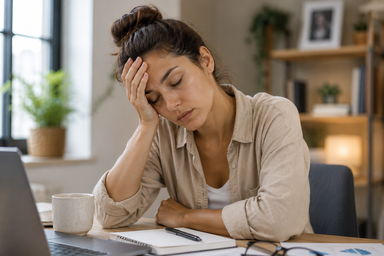 Scottsdale, Arizona woman and man discussing hormone replacement therapy symptoms with a wellness provider