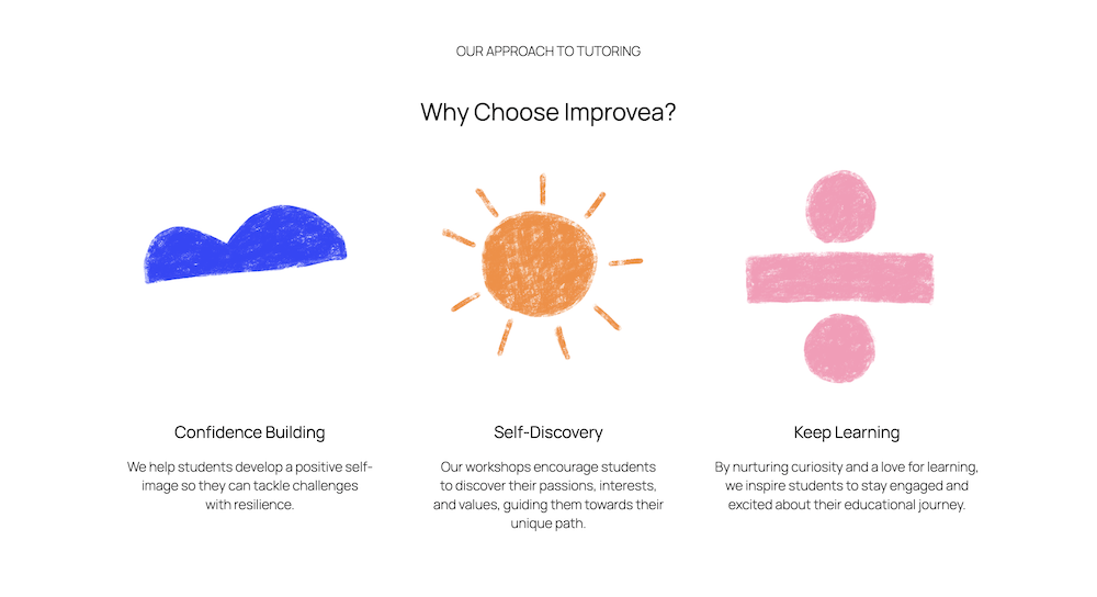 Image of the improvea tutoring website