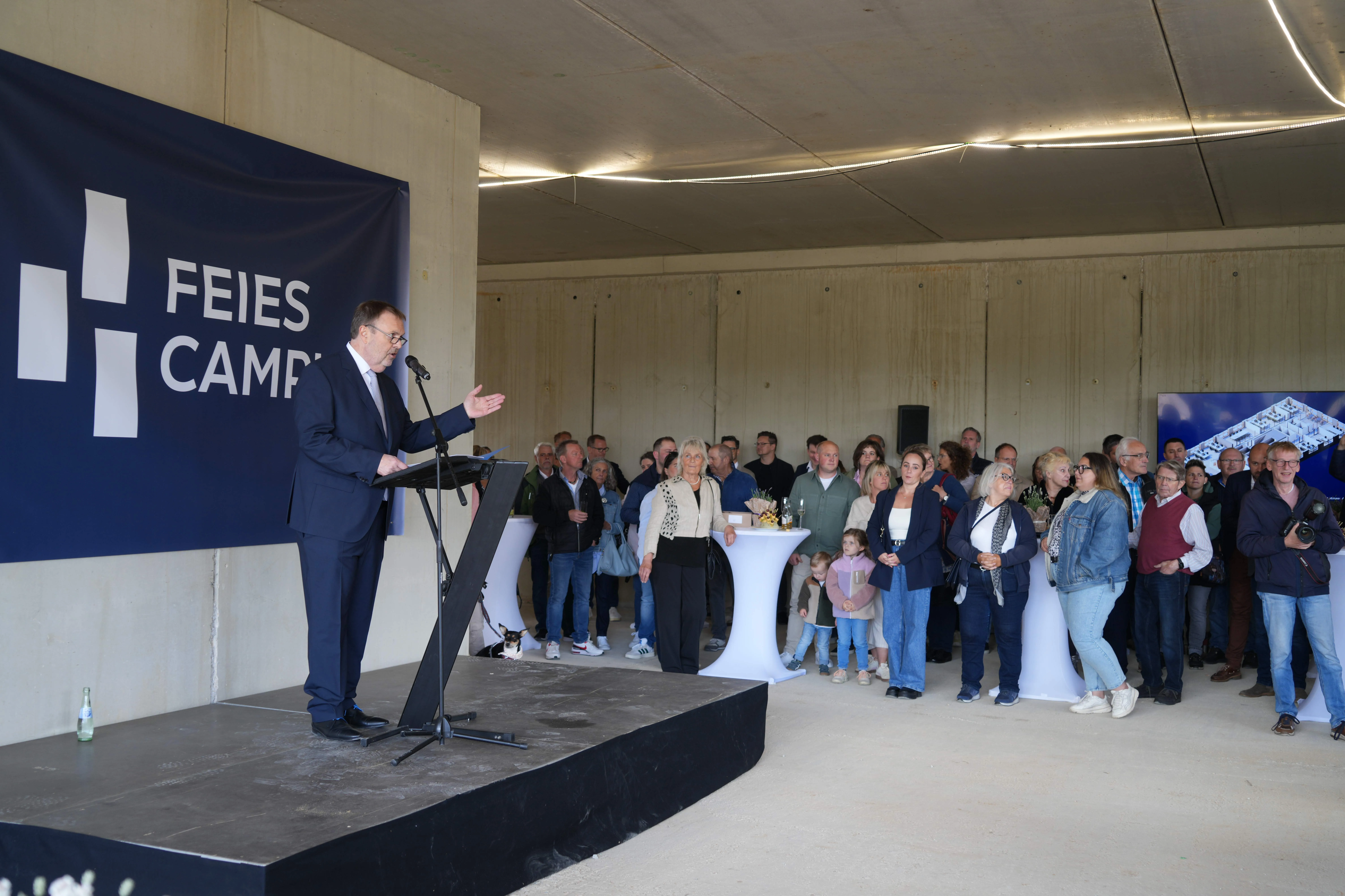 Rede von Joachim Feies bei der Grundsteinlegung des Feies Campus