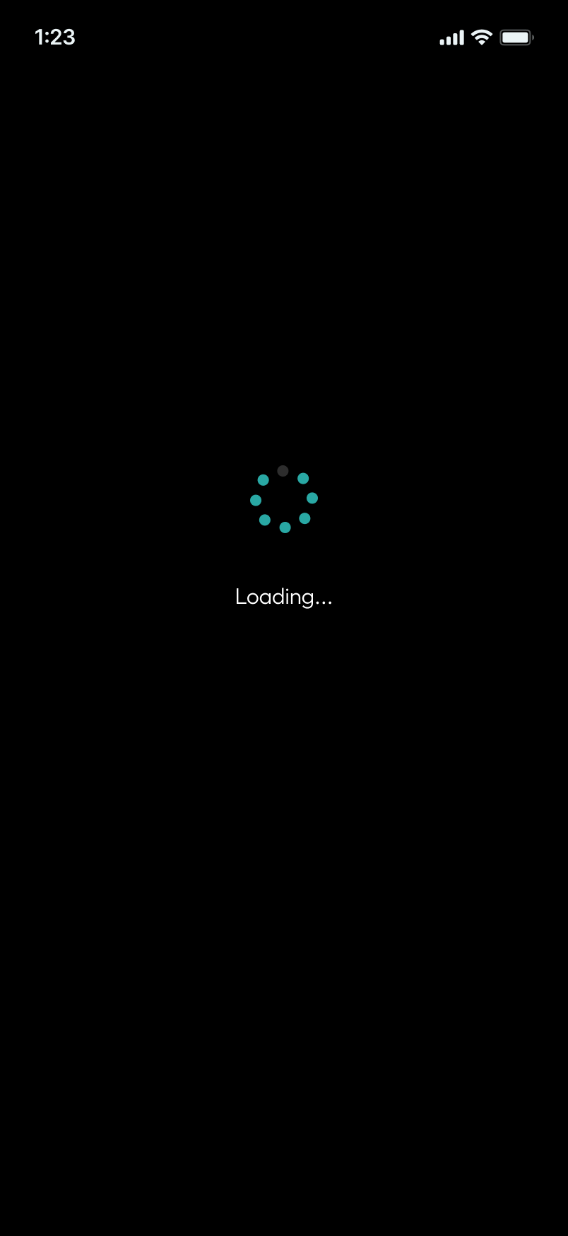Modus onboarding screen