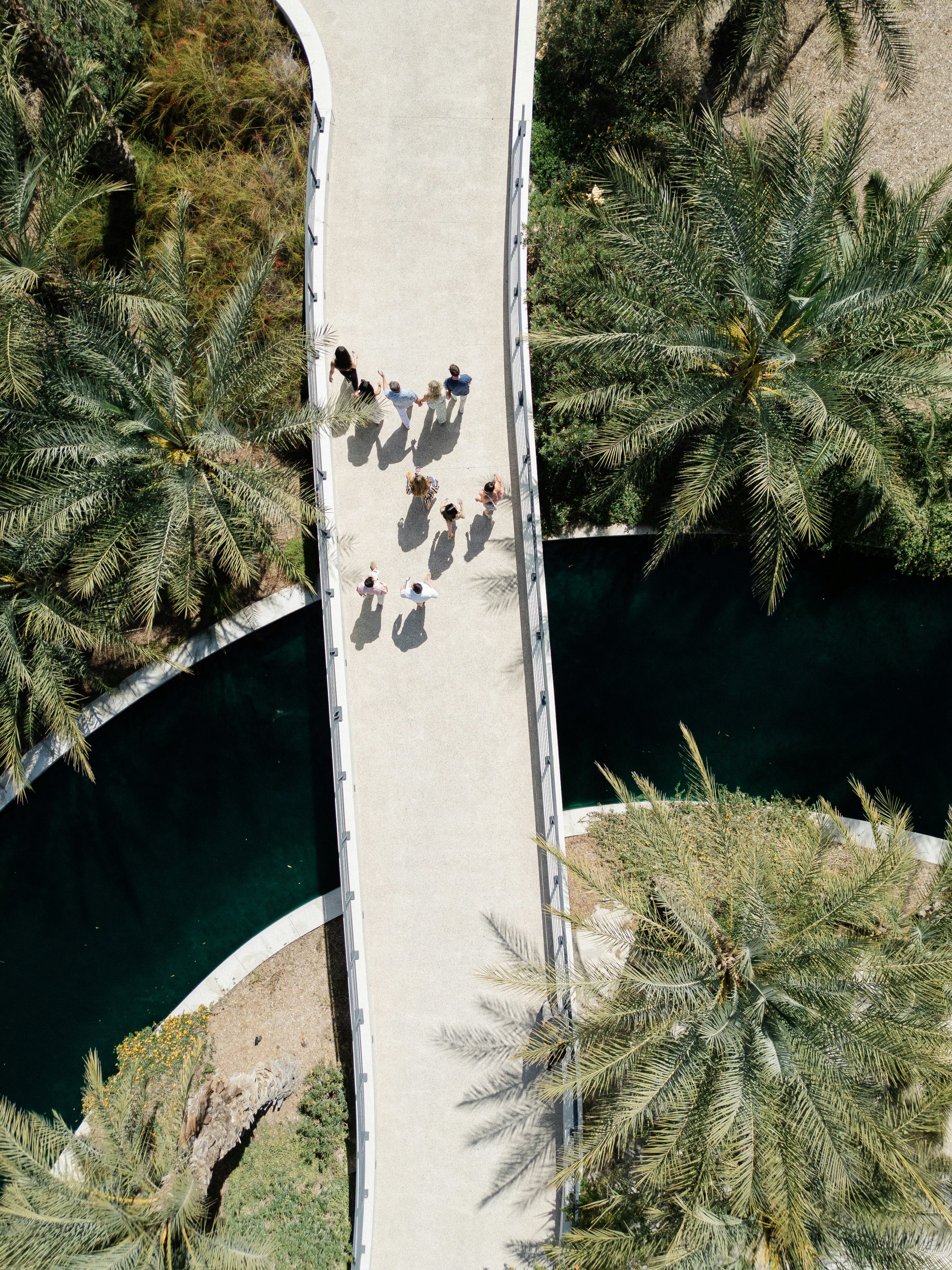 Desert Wedding Drone Shot, Entrance