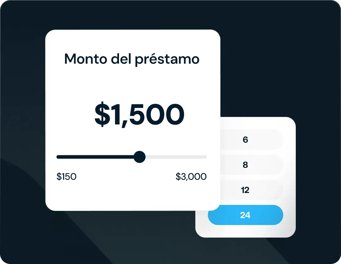 Elige la cantidad del préstamo — Paso 02