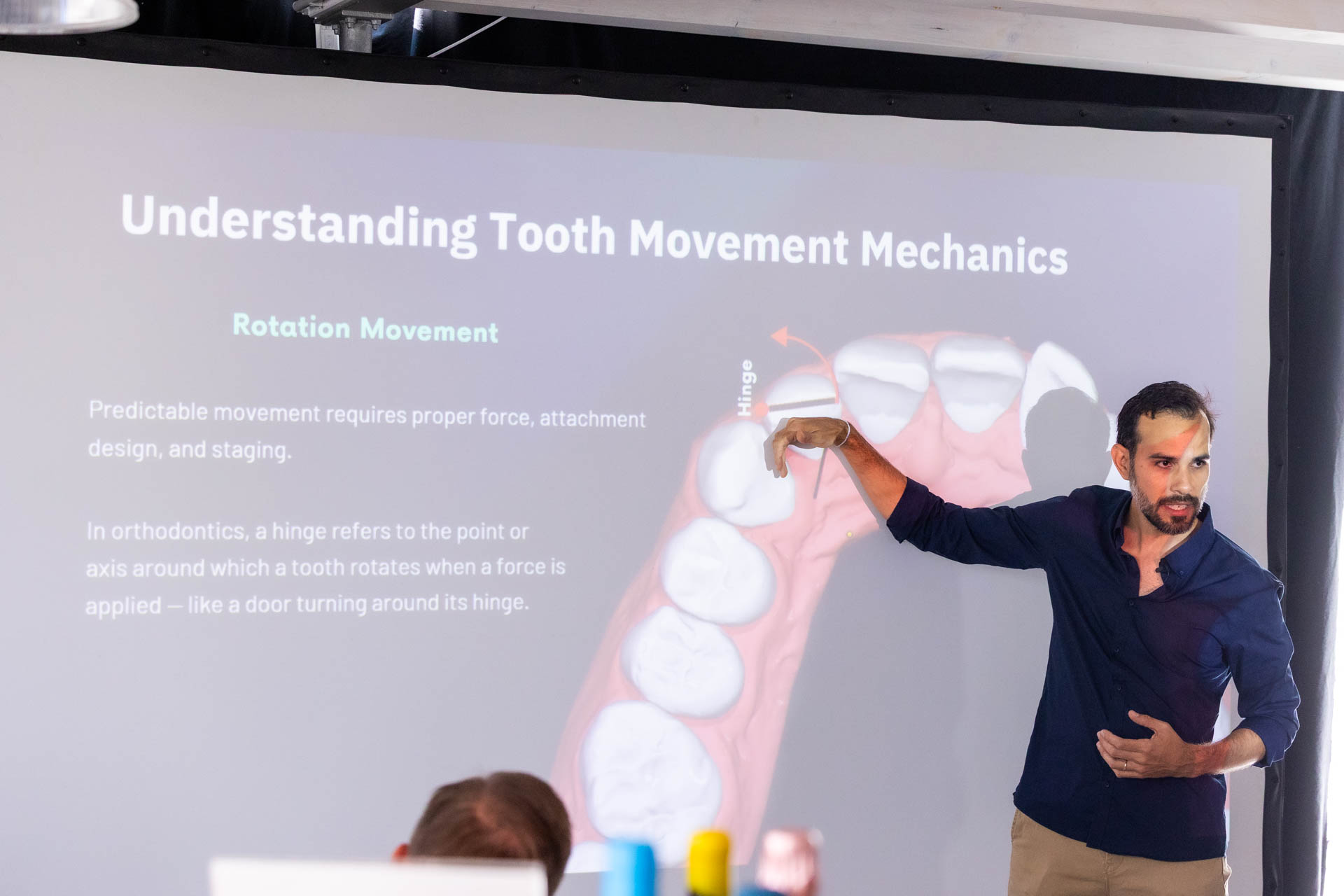Dr. Mora explains tooth movement mechanics