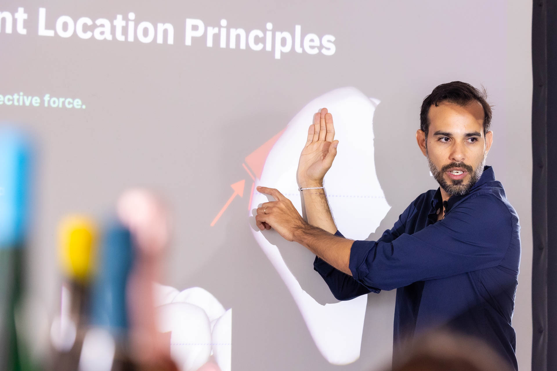 Dr. Mora explains location principles