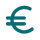 EURO sign icon