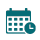 Schedule and time icon