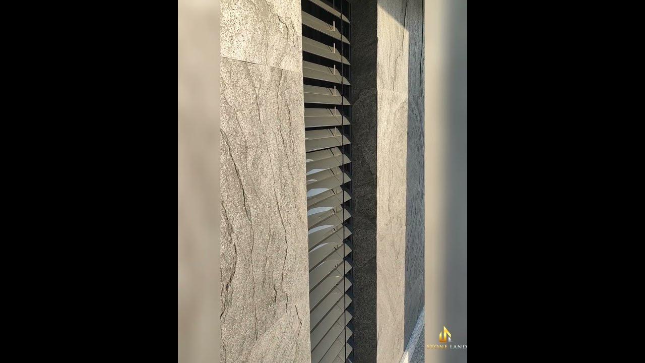 Silver Mist stone cladding - universal design compatibility for Scottish offices