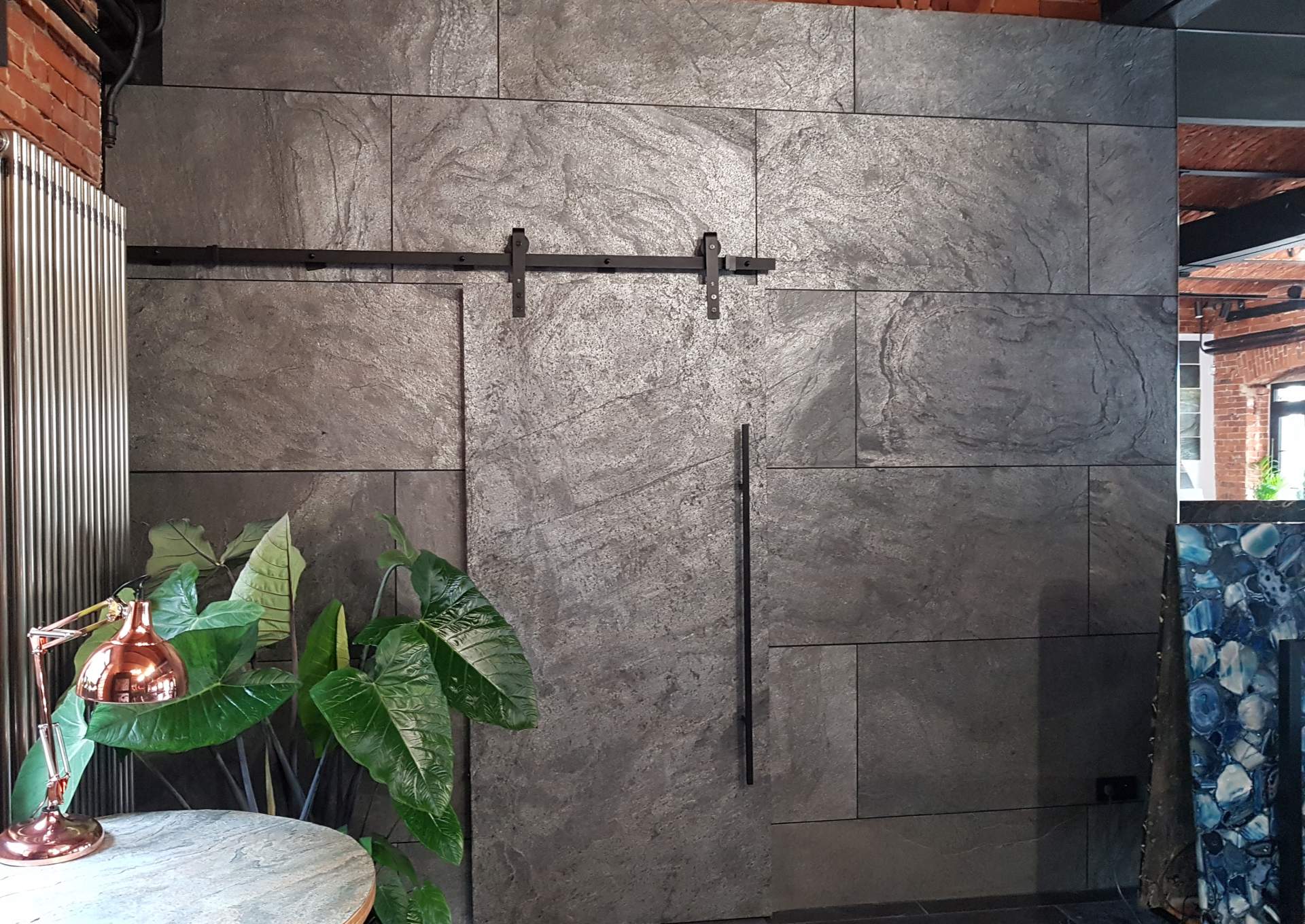 Silver Mist natural stone cladding - complements all colour schemes in Scottish interiors