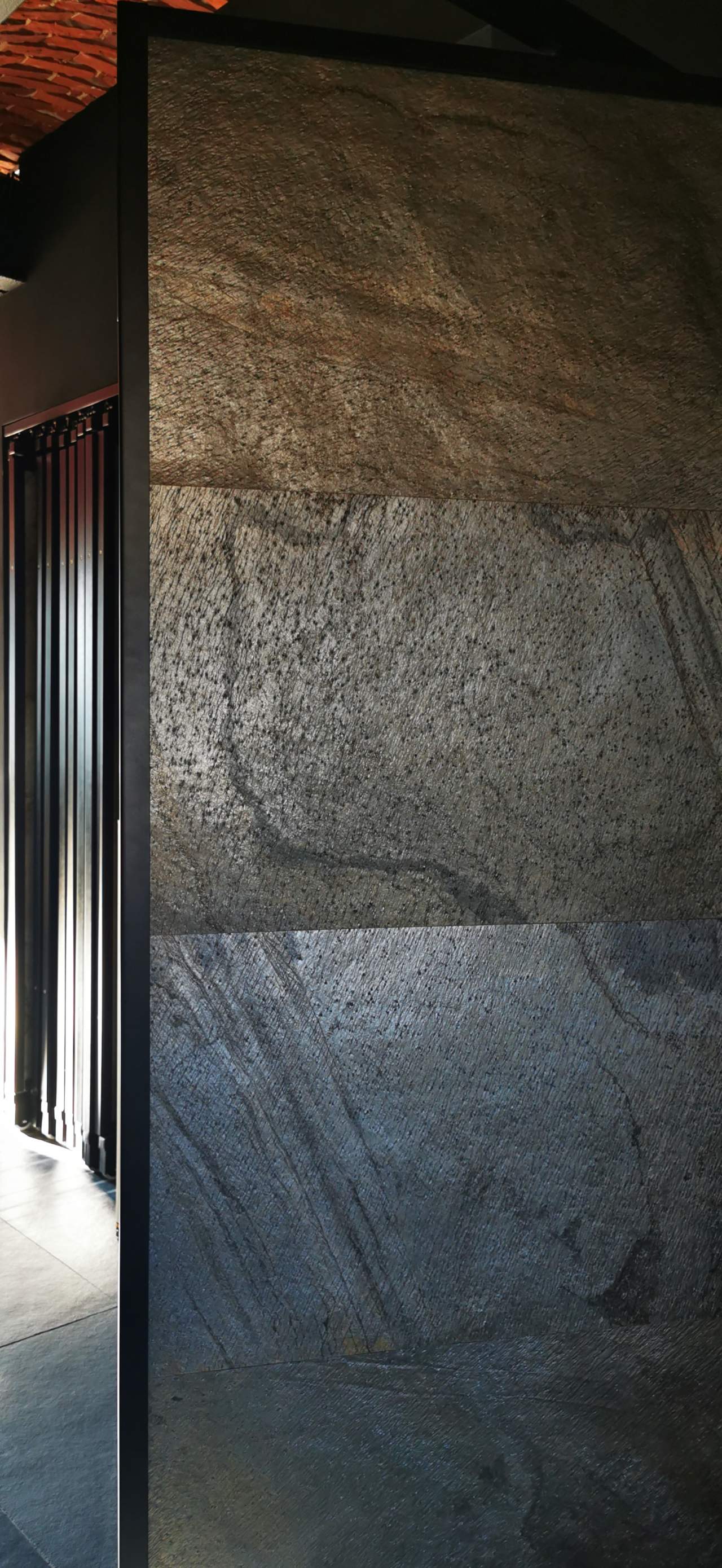 Forest Moss stone cladding - ancient Scottish woodland-inspired deep green tones