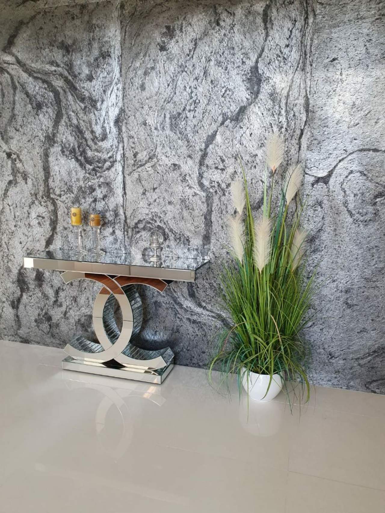 River Grey professional stone cladding - directional patterns for visual flow Scotland